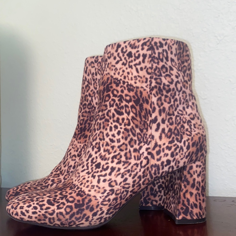 Cheetah Booties!😍Got from Dillard’s i believe! says the brand is Sugar!
